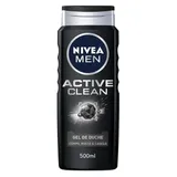Gel duche men active clean, embalagem de 500 ml