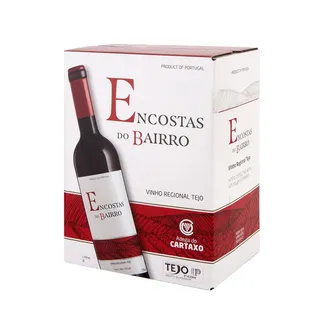 Vinho tinto, bag in box de 5l Encostas do Bairro