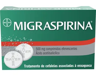 Comprimidos Migraspirina efervescentes 500 mg 12un