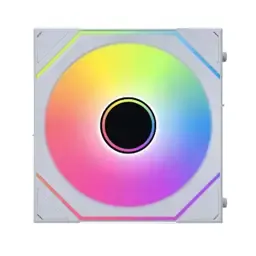 Ventoinha Lian Li UNI FAN SL120 Infinity Wireless RGB Reverse Blade PWM Branco 120mm LianLi