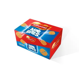 Bolachas Belgas Mini Bites Original Saborosa