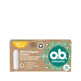 Tampões O.B.. organic normal 16un
