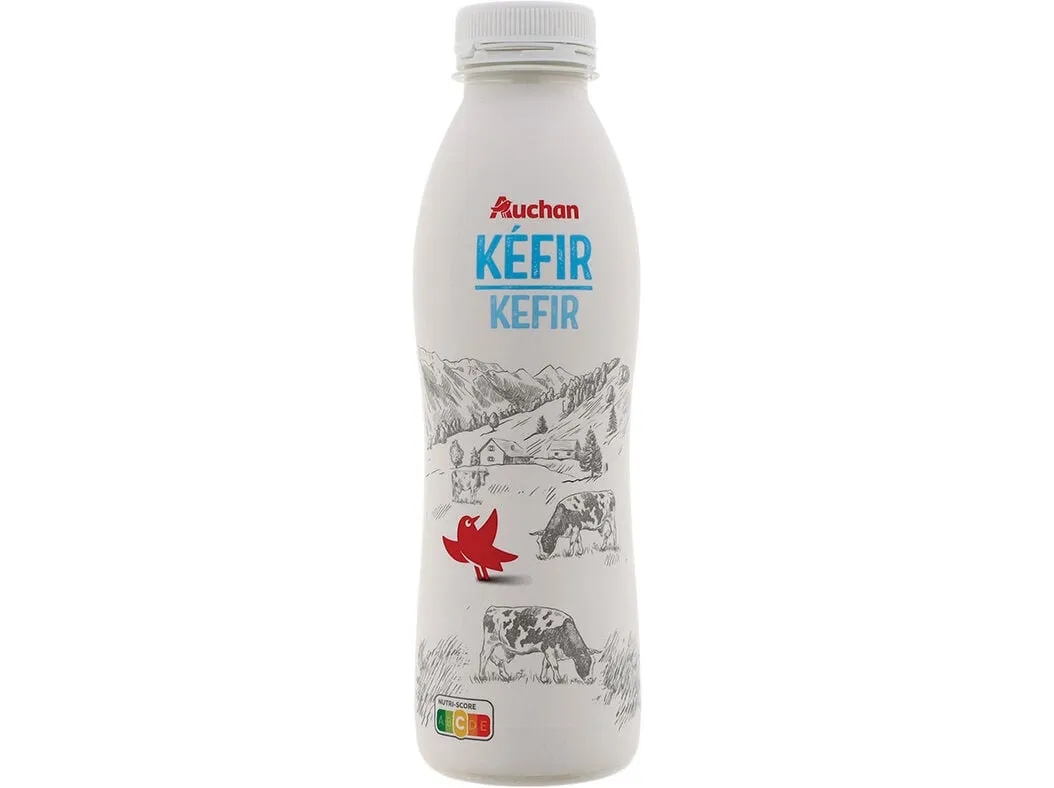 Kefir líquido Auchan natural 500 g