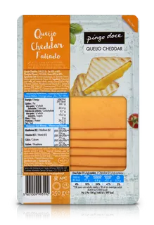 Queijo Cheddar Fatiado Pingo Doce