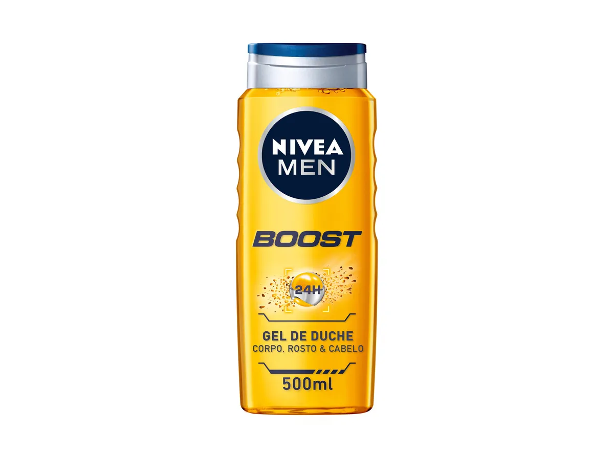 Gel de banho boost Nivea MEN 500 ml