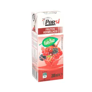 Néctar Frutos Vermelhos 200ml PorSi