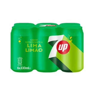 Refrigerante com Gás 7up Pack 6 Seven Up