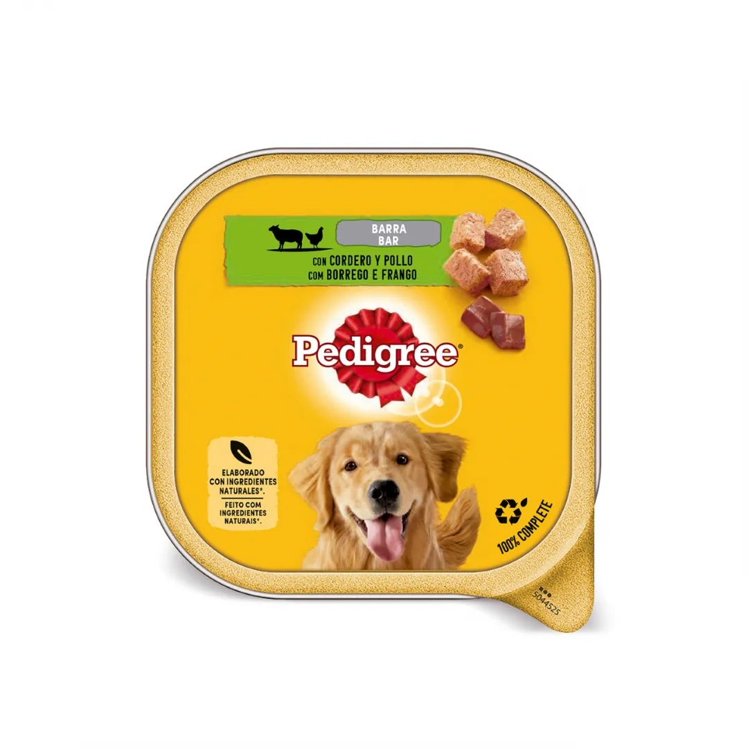 Comida Húmida para Cão com Borrego e Frango