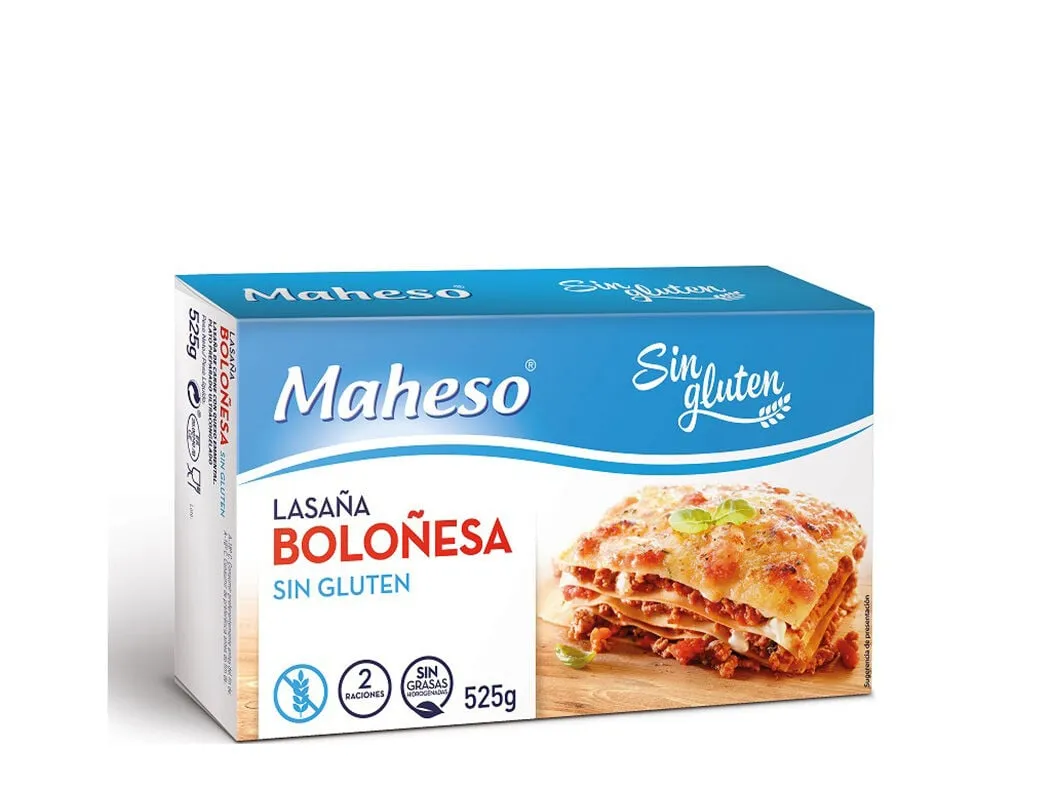 Lasanha Maheso carne sem glúten 525 g