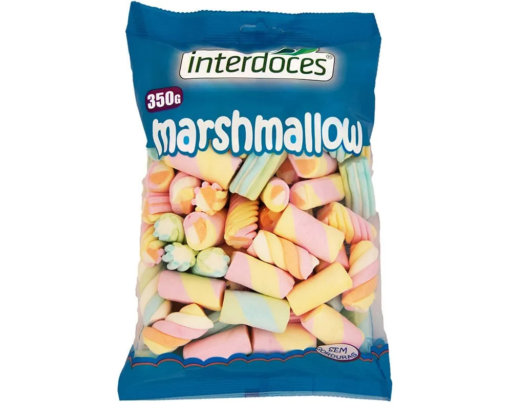 Gomas Interdoces marshmallows sortido 350 g