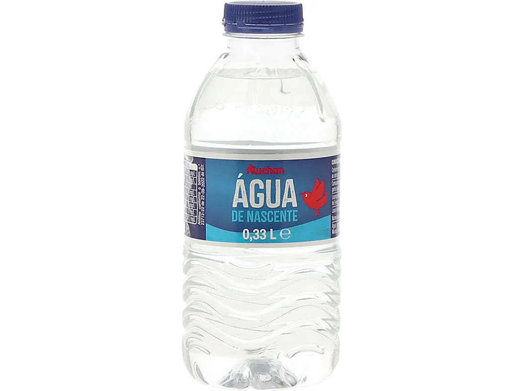 Água de nascente Auchan 0,33 L