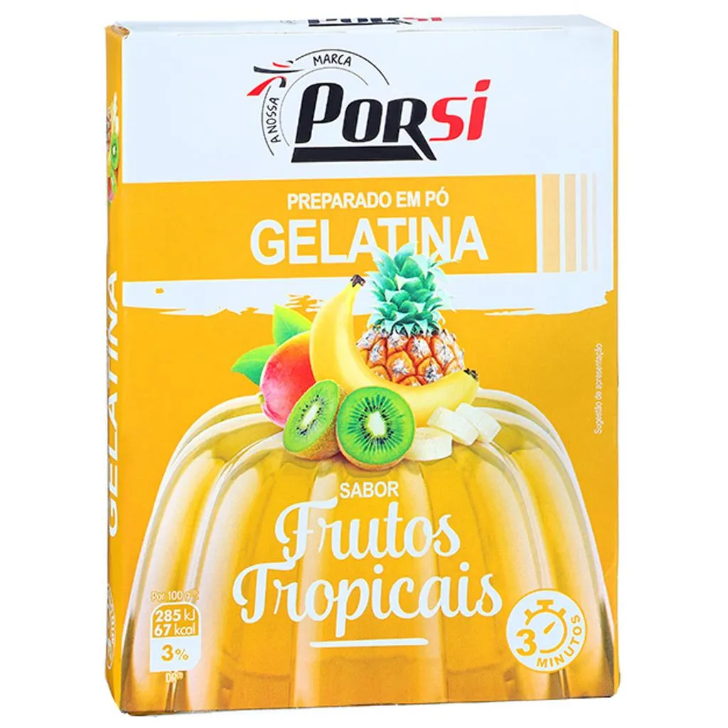 Gelatina Frutos Tropicais 2 X 85G
