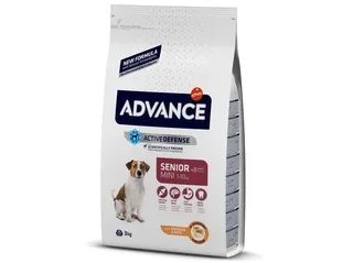 Ração para cão Advance mini sénior com frango 3 kg