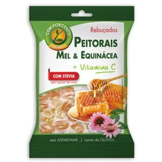Rebuçados Peitorais embalagem 75 g - Cem Porcento