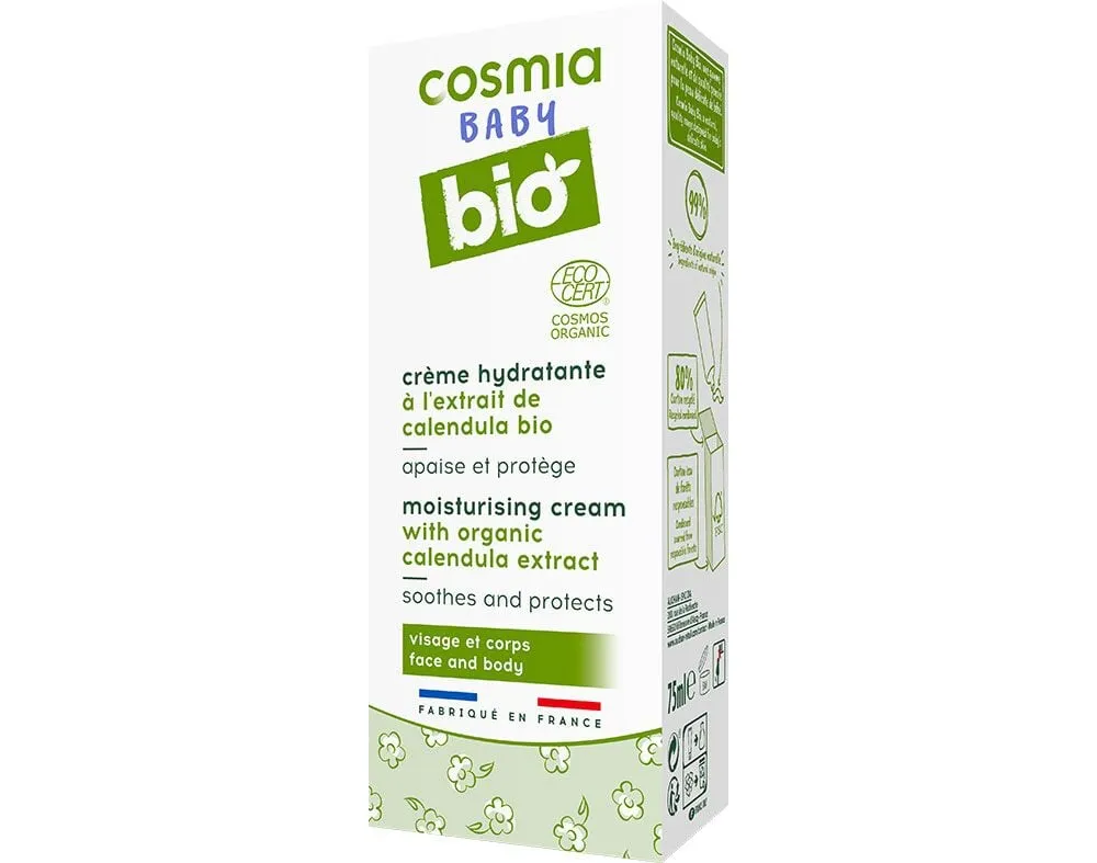 Creme Cosmia BABY BIO hidratante calêndula 75 ml