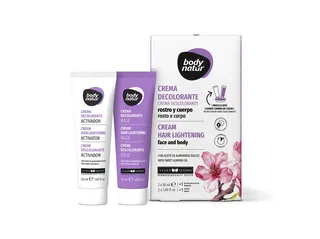 Creme descolorante rosto e corpo BODY Natur 2 x 50 ml
