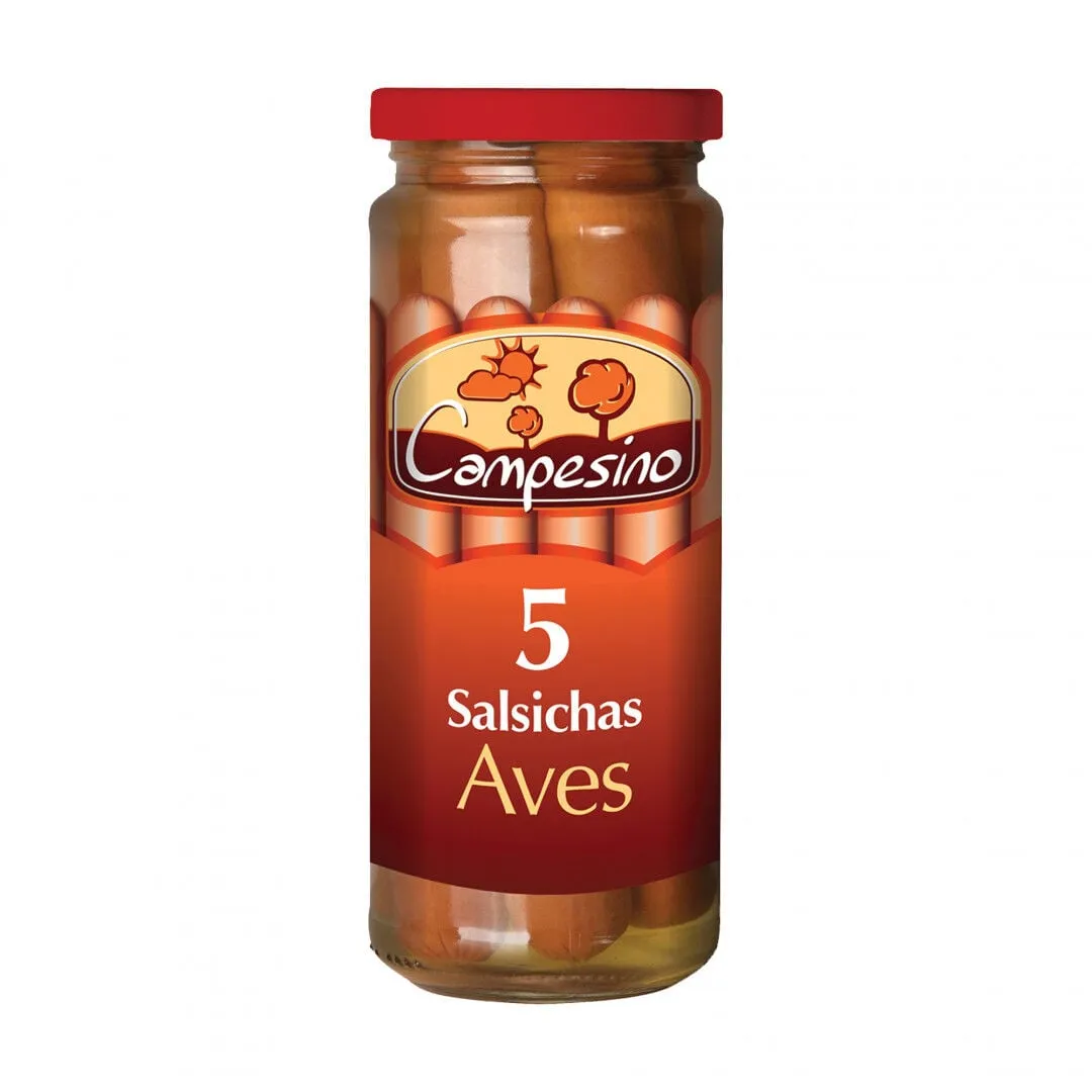 Salsichas de Aves Frasco