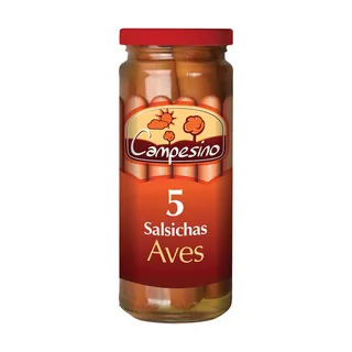 Salsichas de Aves Frasco Campesino
