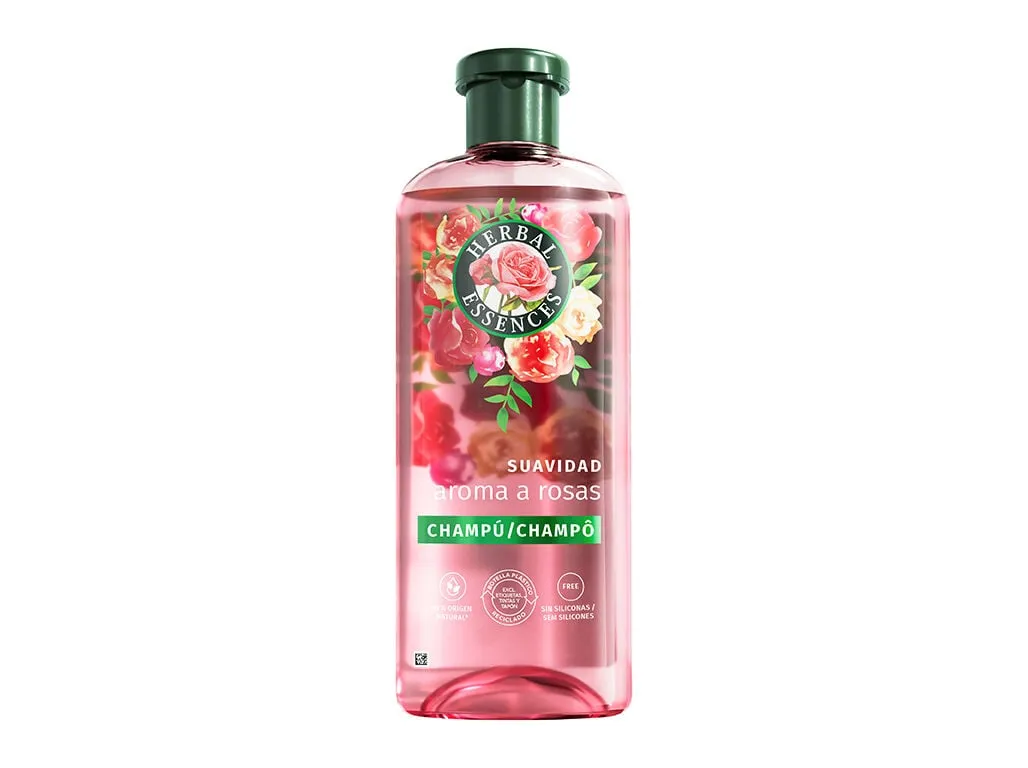 Champô herbal rosa suaviza 350 ml