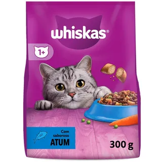 Ração gato adulto atum, 300g Whiskas
