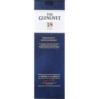 Whisky Malt 18 Anos garrafa 70 cl - The Glenlivet