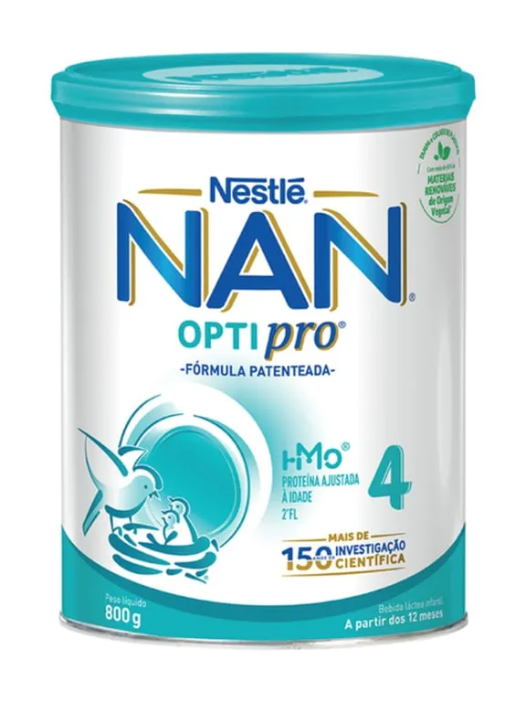 Leite Optipro NAN 4 Nestlé 800 g