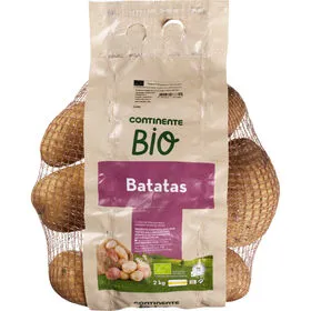 Batata Branca Biológica Continente Bio