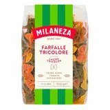 Massa farfalle tricolor, embalagem de 500g