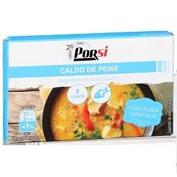 Caldo Peixe 8 Cubos 80g PorSi