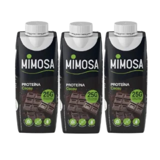 Leite Proteína Cacau sem Lactose Pack 3 Mimosa