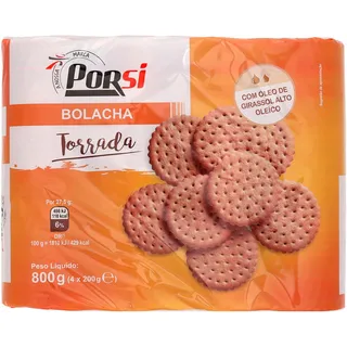 Bolacha Torrada 800g PorSi