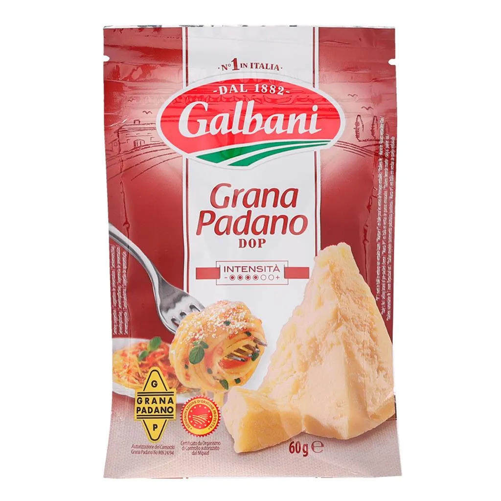 Queijo grana padano ralado, 60 g