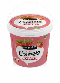 Iogurte Cremoso de Morango Pingo Doce