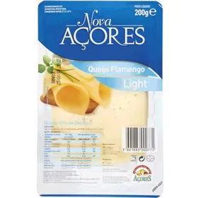 Queijo Flamengo Light Fatiado Nova Açores