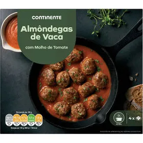 Almôndegas com Molho de Tomate Continente