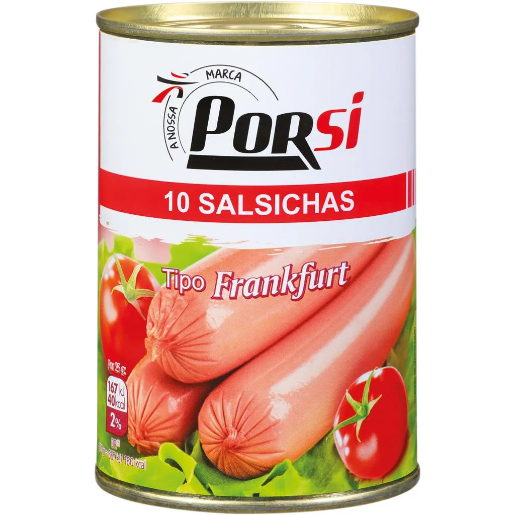 Salsichas Frankfurt Lata 10 Unidades