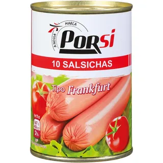 Salsichas Frankfurt Lata 10 Unidades PorSi