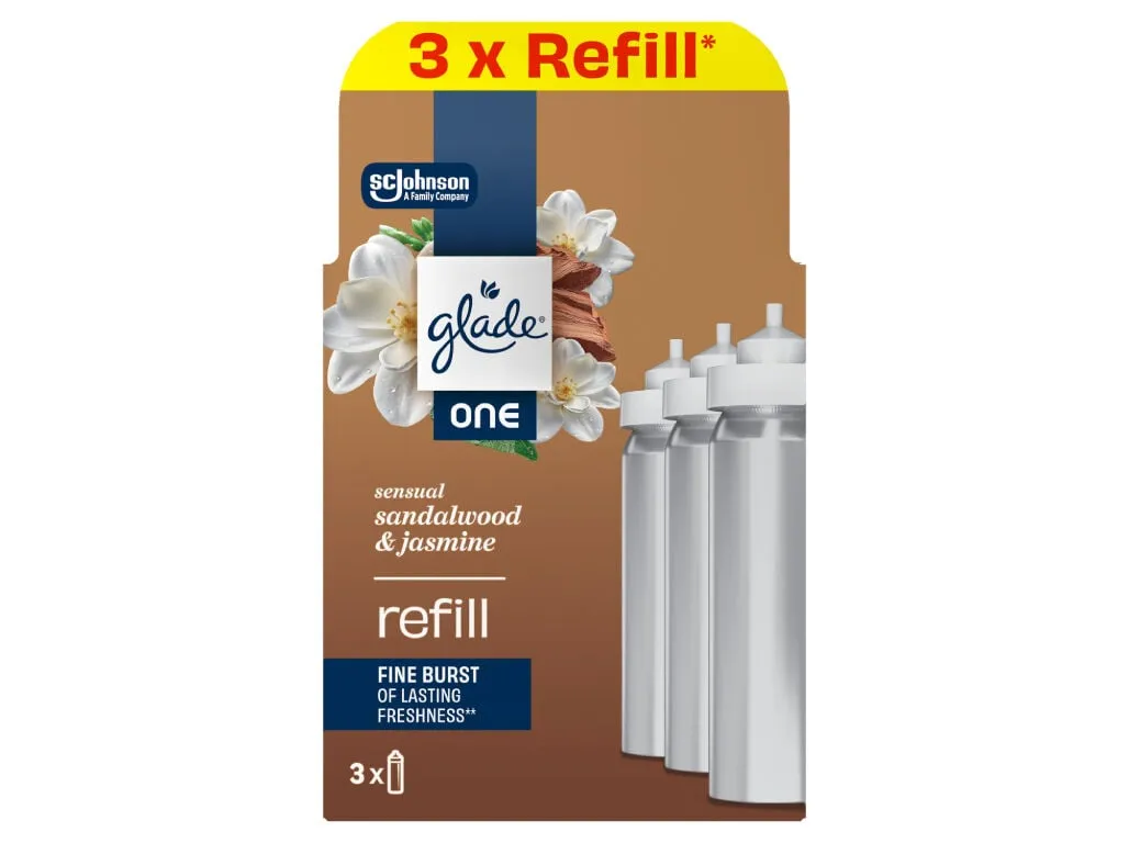Ambientador Glade one sandalwood rec 3un