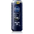 NIVEA MEN Active Clean gel de duche para homens 500 ml