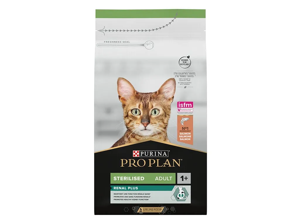 Ração gato PRO PLAN esterilizado salmão 1,5 kg