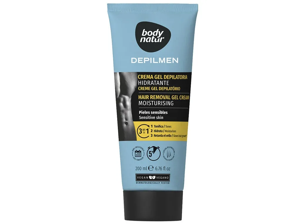 Gel depilatorio homem peles sensiveis BODY Natur 200 ml
