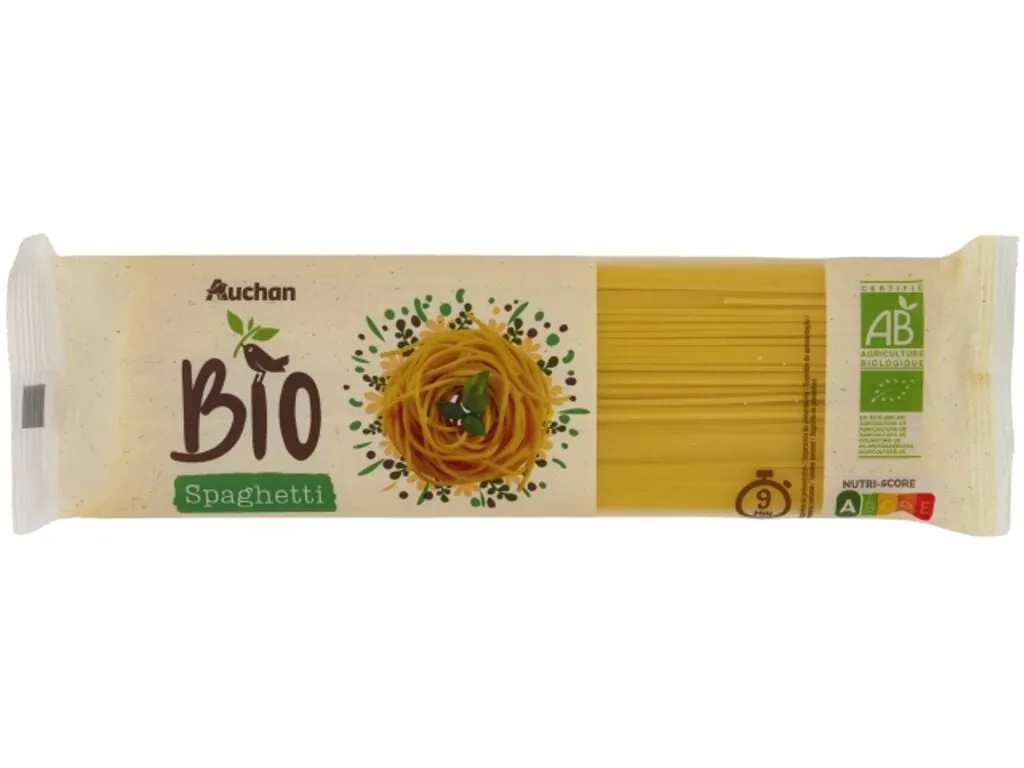 Esparguete Auchan BIO 500 g