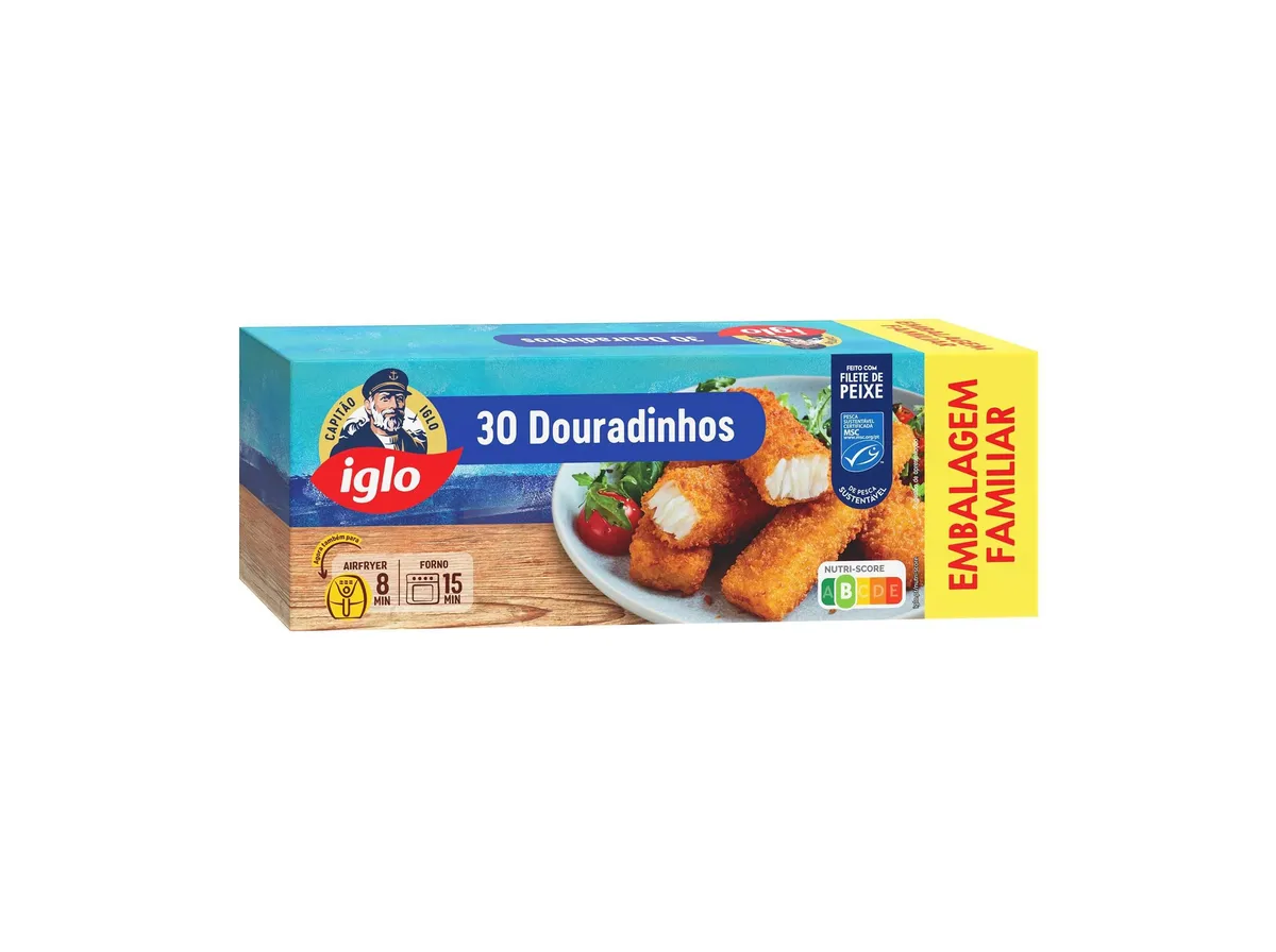 Douradinhos IGLO peixe 30un 840 g