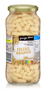 Feijão Branco Cozido em Frasco Pingo Doce
