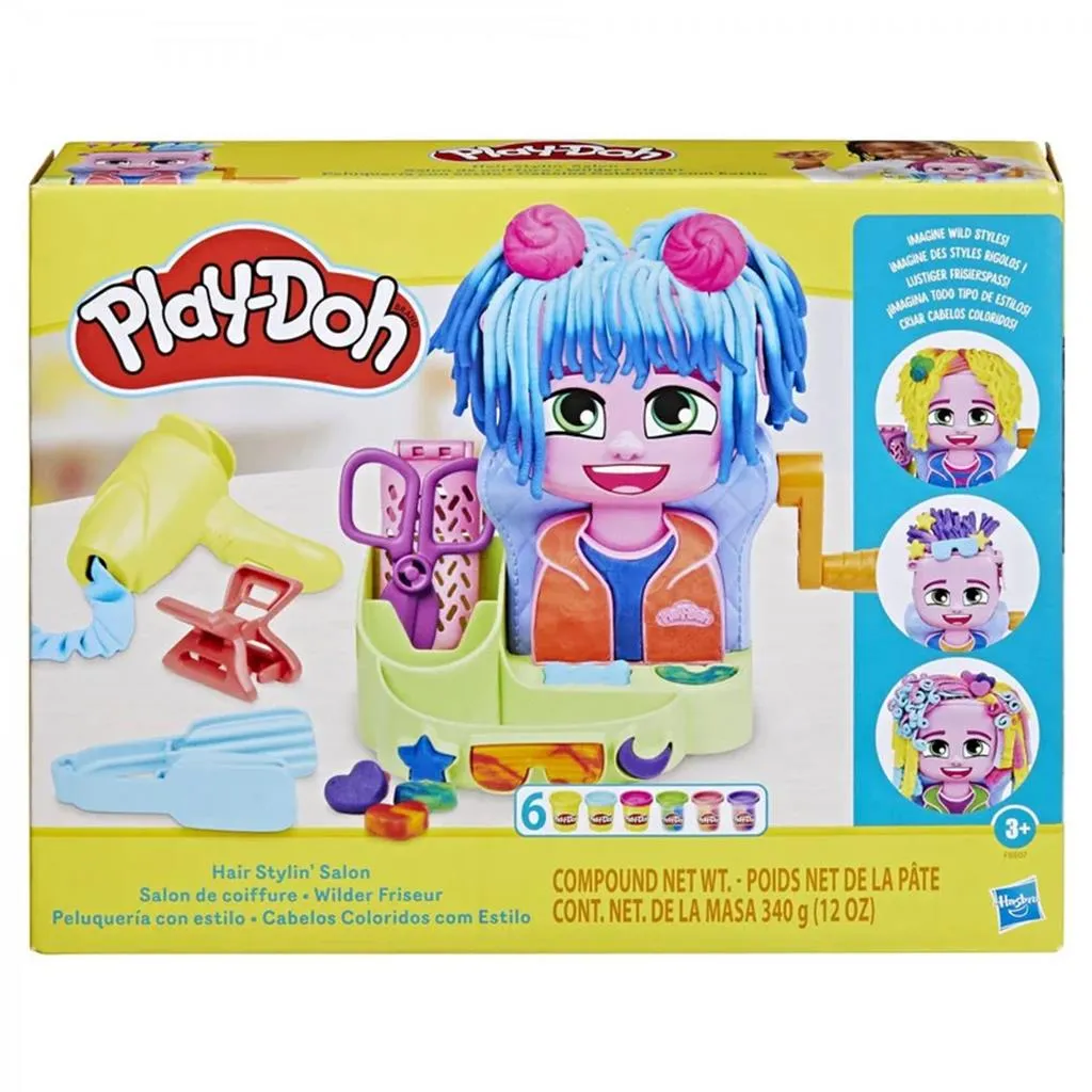 Plasticina Cabelos Coloridos com Estilo