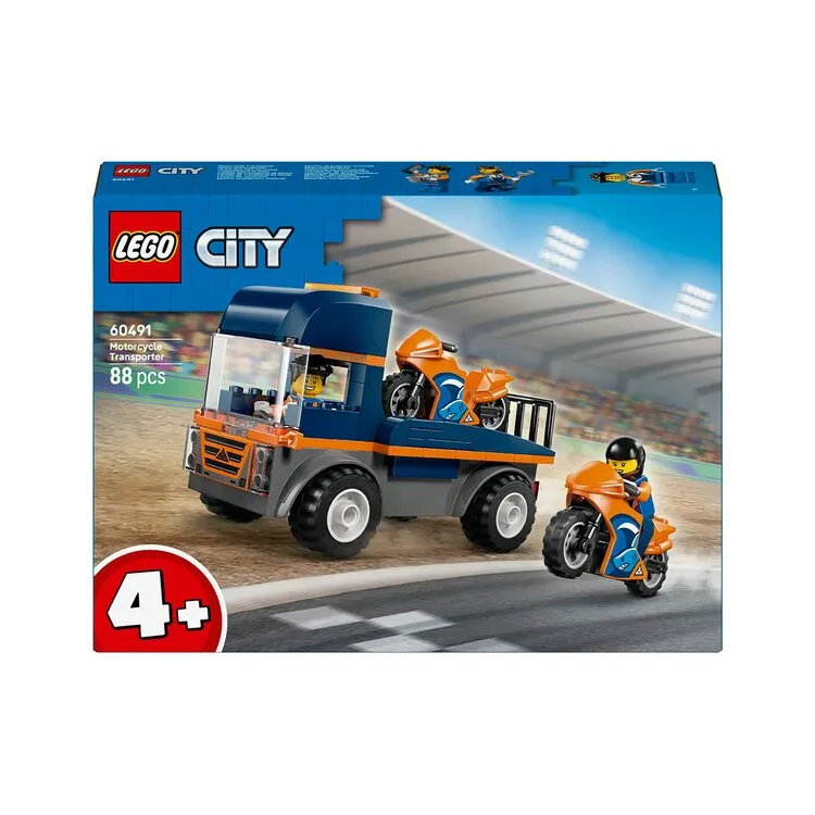 LEGO CAMIAO TRANSPORTE MOTAS 60491