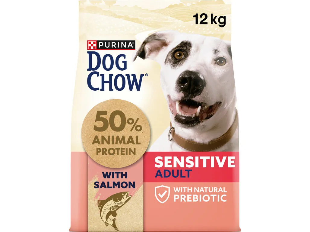 Ração para cão DOG CHOW sensitive salmão 12 kg