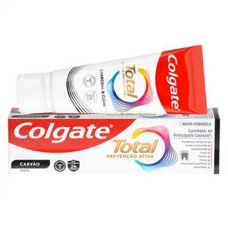 Pasta de Dentes Total Carvão Colgate