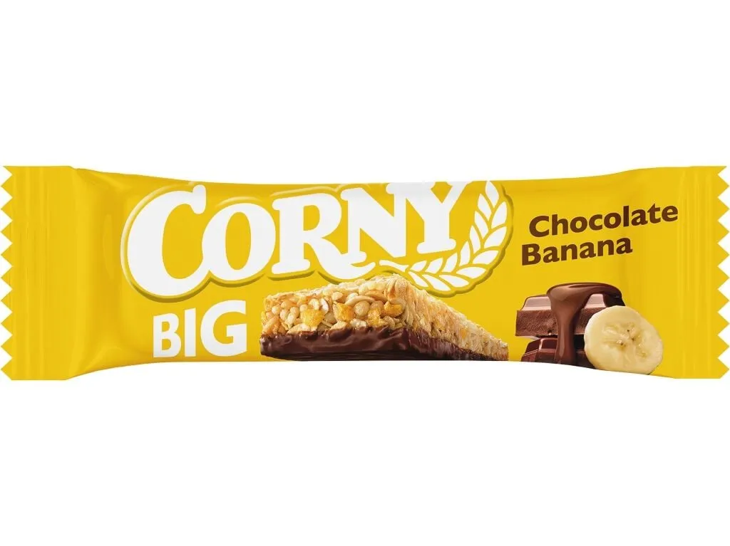 Barras de cereais Corny chocolate e banana 50 g