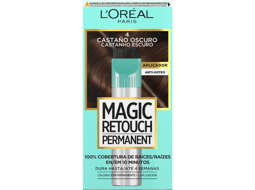 Coloração Magic Retouch permanente 4 cast. escuro 1 un